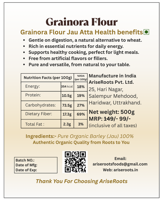 Grainora Flour 'Jau Atta'