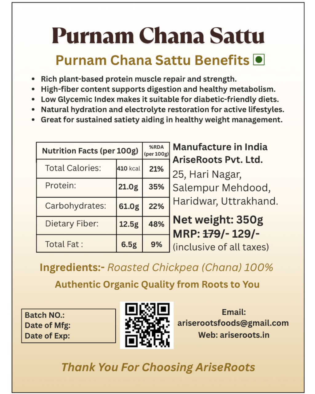 Purnam Chana Sattu