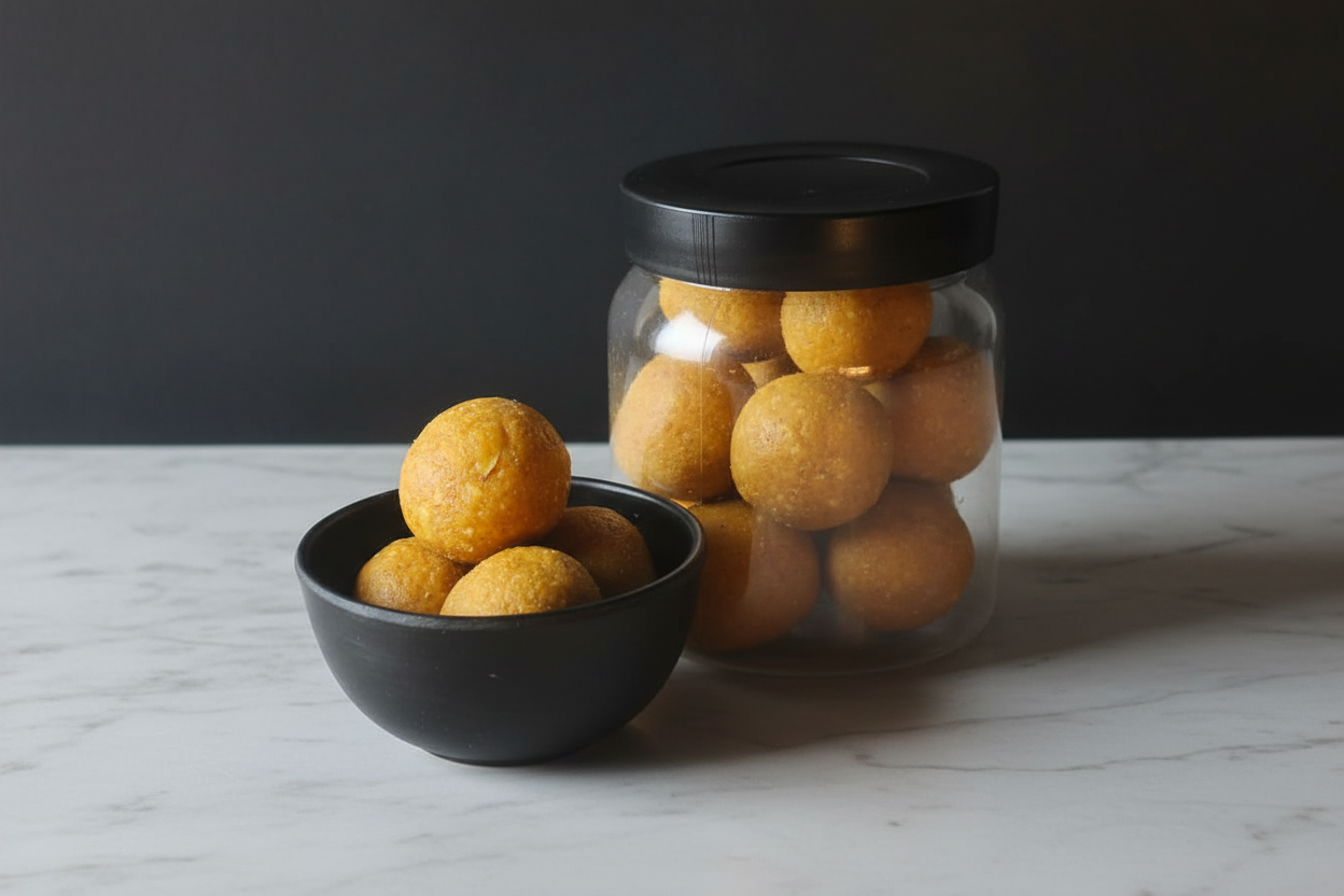 Besan Ladoo Studio Style